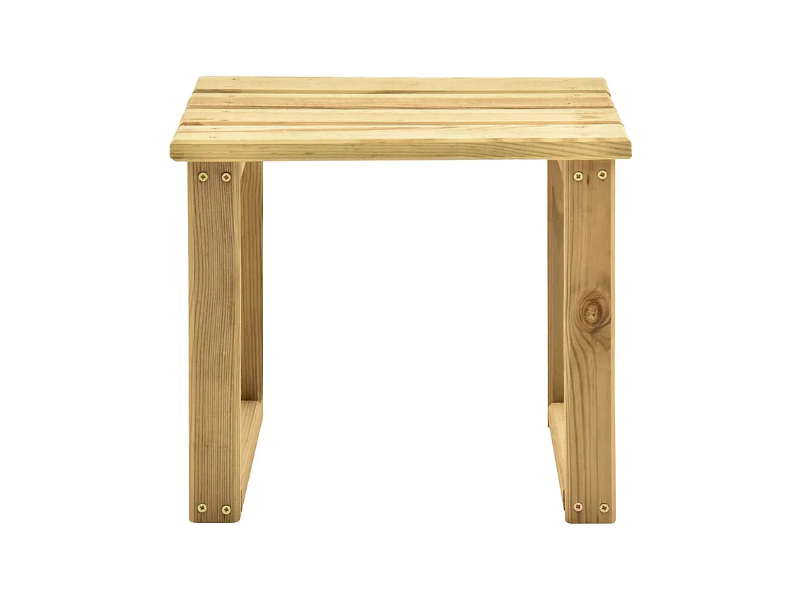 Garten-Sonnenliege mit Tisch Kiefernholz Imprägniert