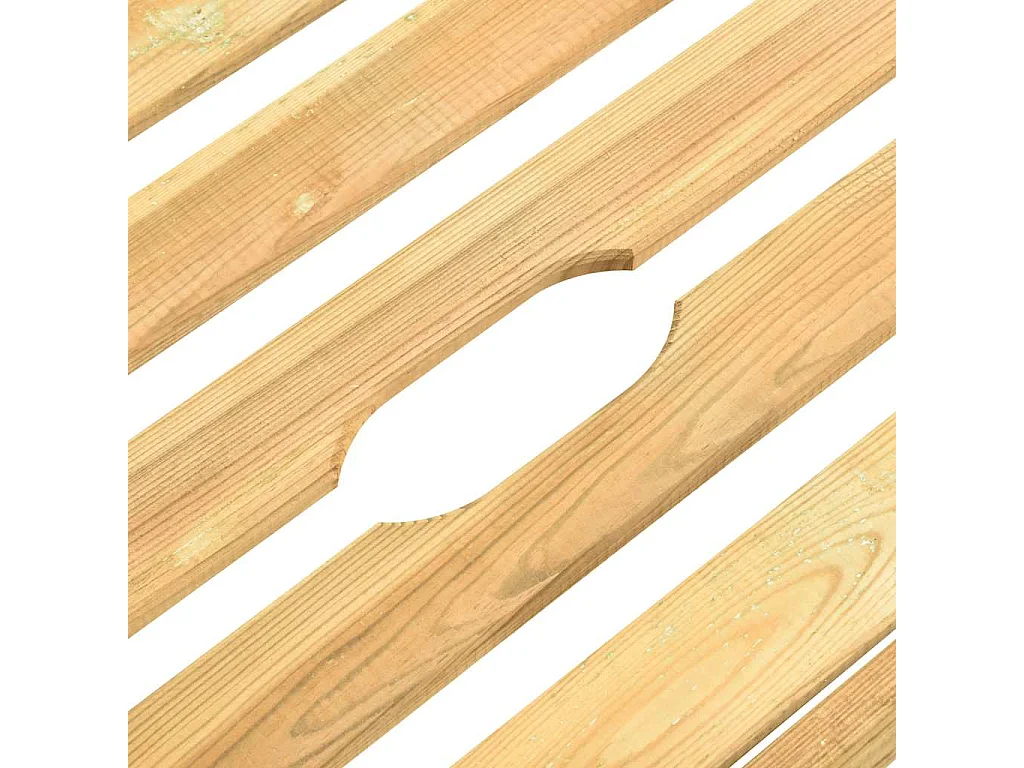 Chaise longue Bois de pin imprégné