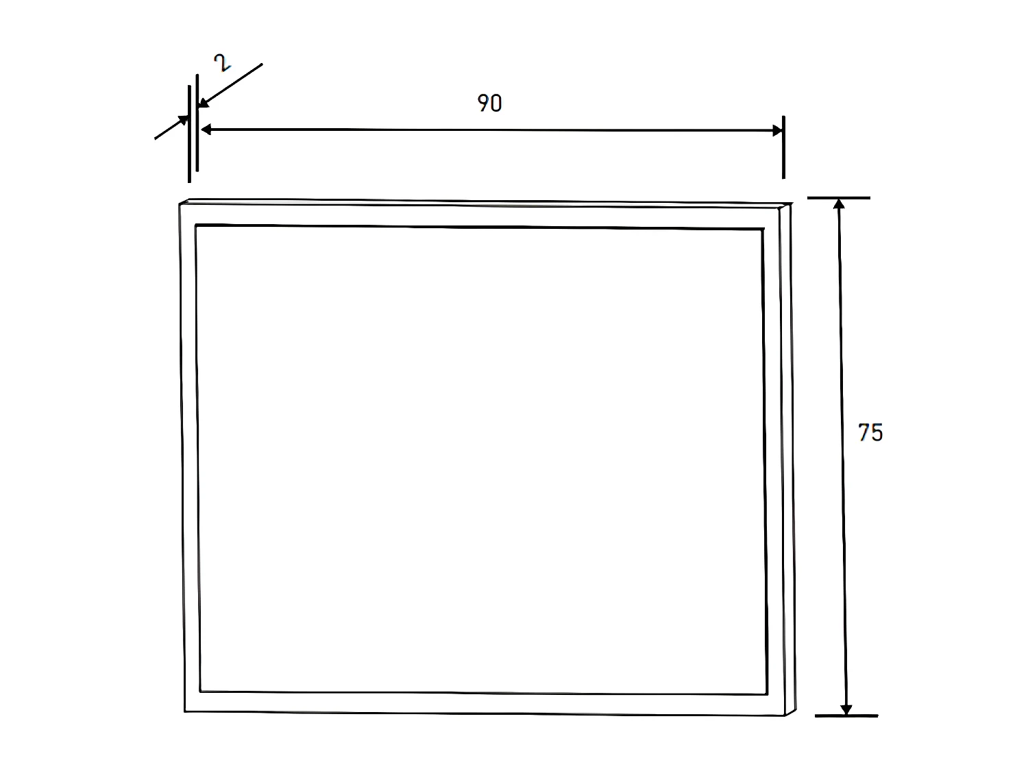 Ensemble chambre à coucher, tête de lit + 2 tables chevets + commode + miroir coloris chêne cambrian, blanc