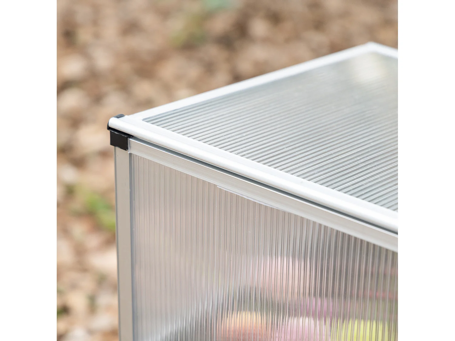 Huerto urbano elevado gris 78.5x47x74.5 cm Outsunny