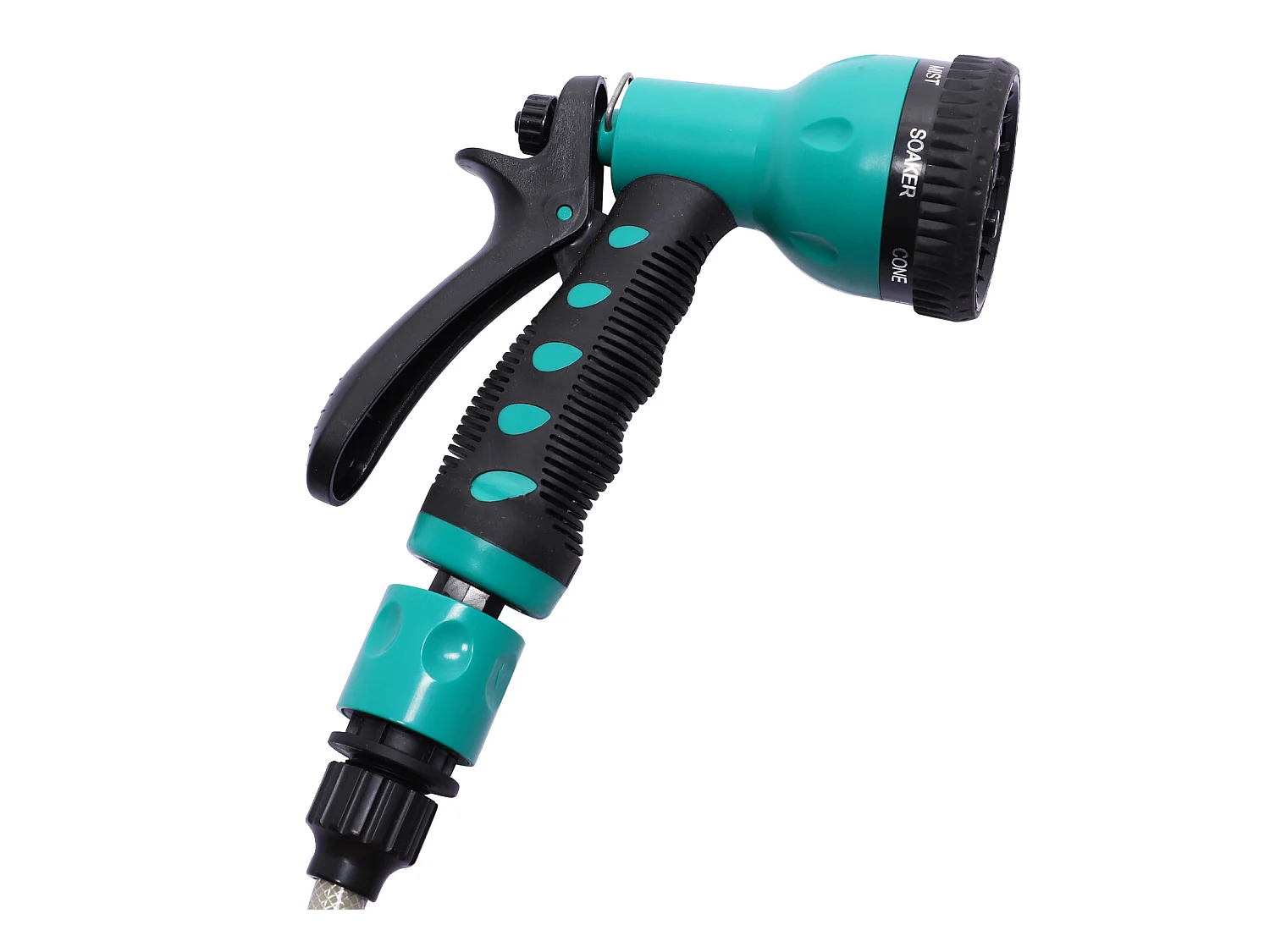 Carrete para manguera negro y verde 28x14x34 cm DURHAND