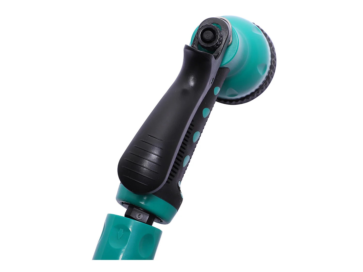 Carrete para manguera negro y verde 28x14x34 cm DURHAND