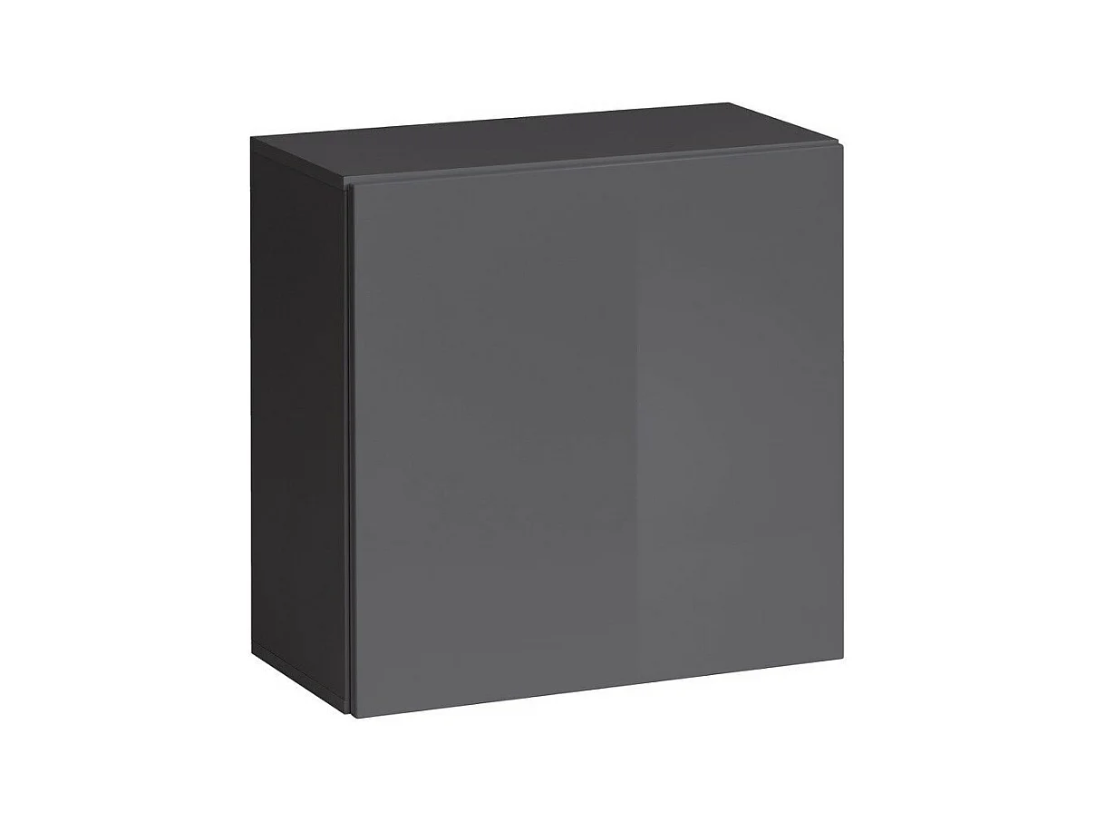 Hangende kubuskast - Grijs - Collectie SWITCH - 60x60 cm - Modern ontwerp