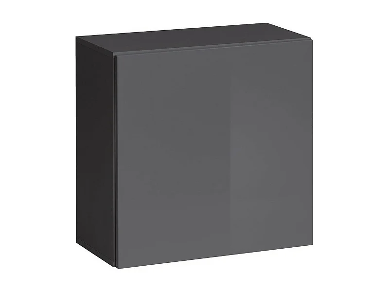 Armoire cube suspendue – Gris – Collection SWITCH – 60x60 cm – Design moderne