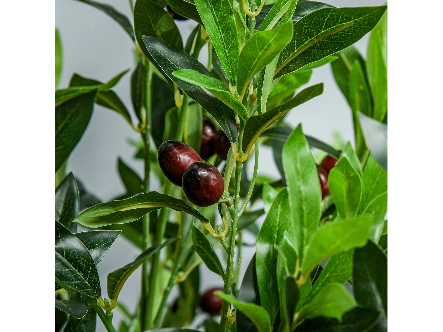 Planta artificial verde 18x18x120 cm Outsunny