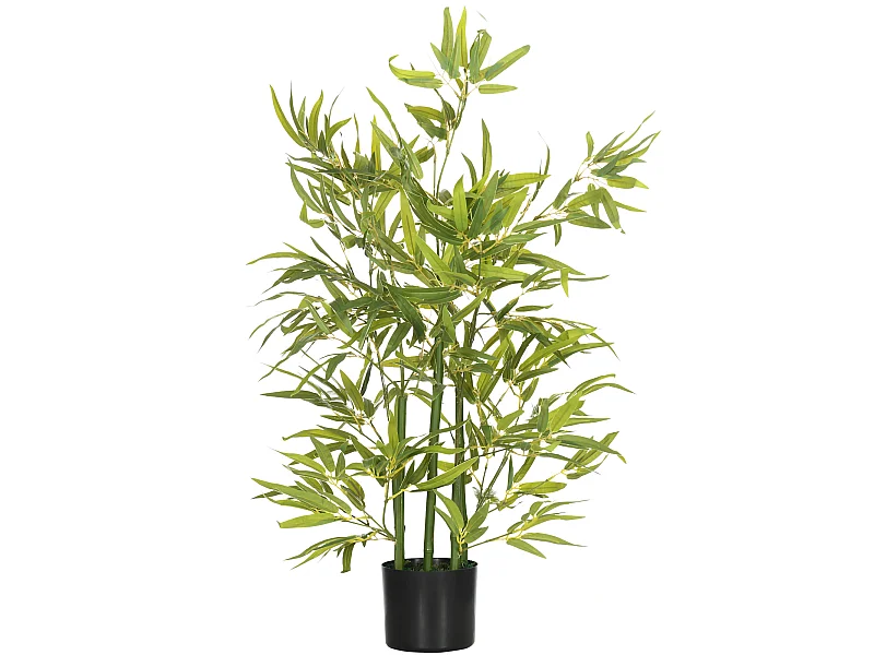 Planta artificial verde 15x15x90 cm HOMCOM