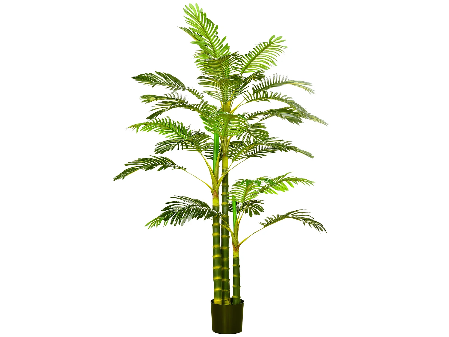 Planta artificial verde 19.5x19.5x190 cm HOMCOM
