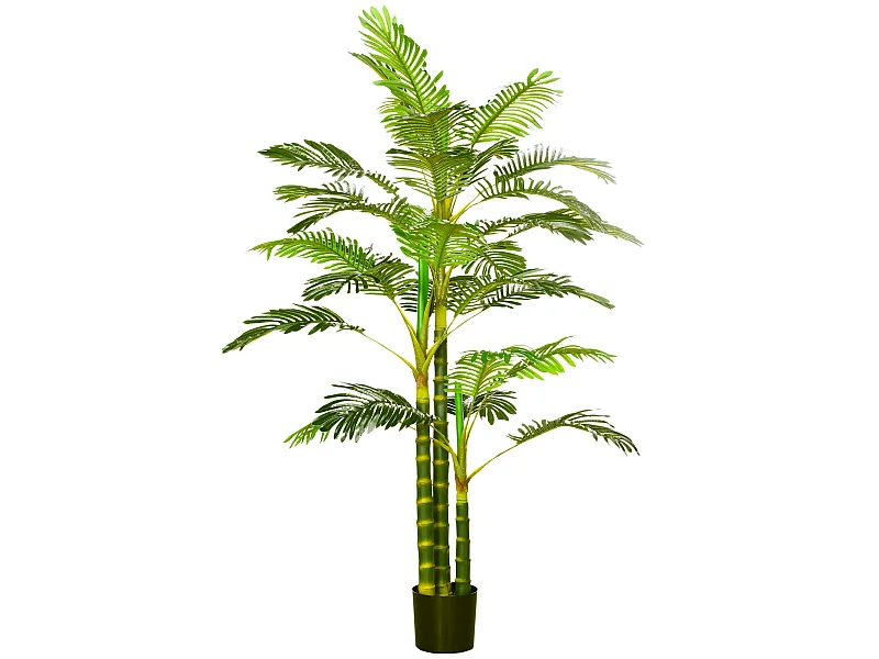 Planta artificial verde 19.5x19.5x190 cm HOMCOM