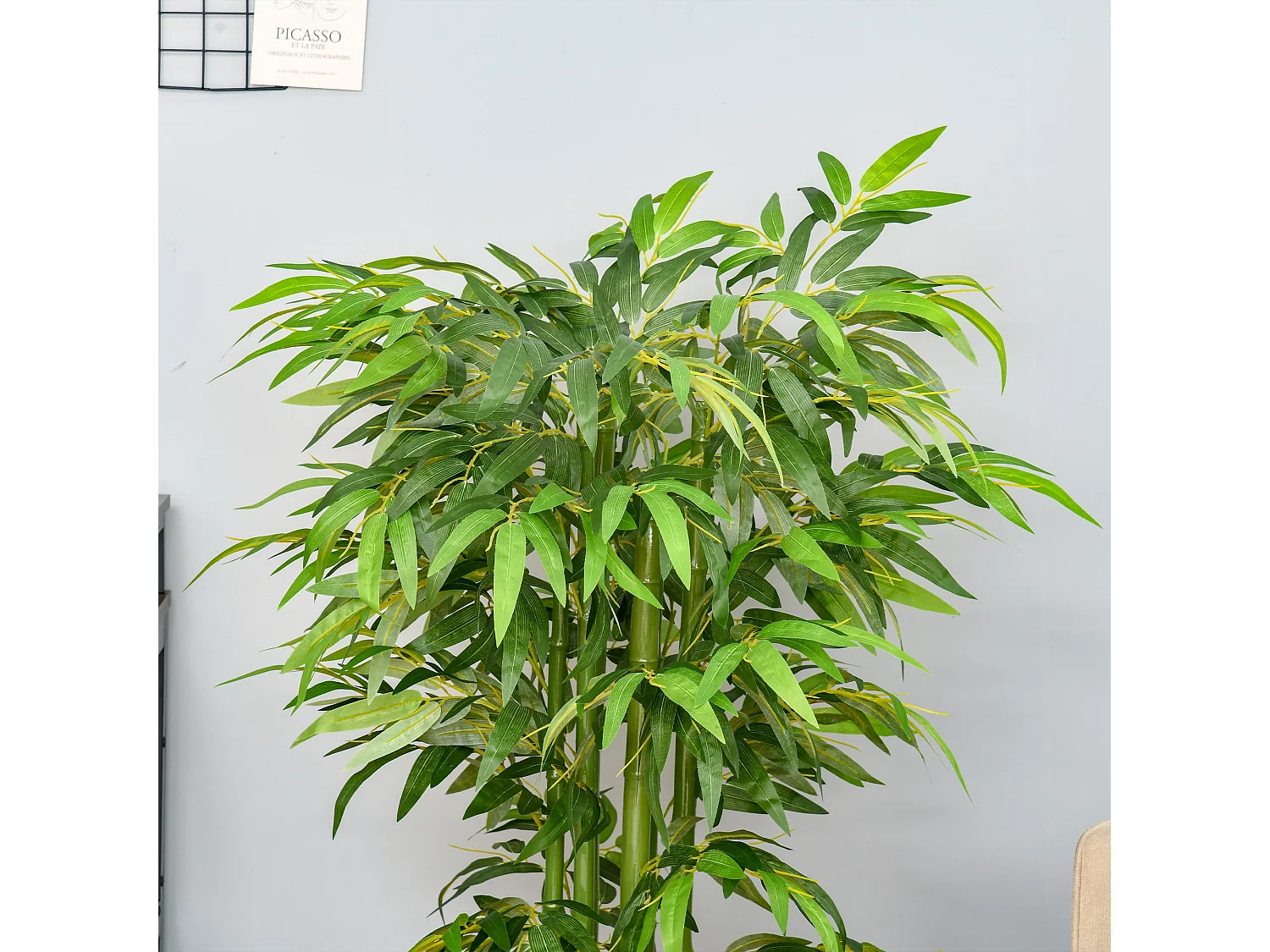 Bambú artificial verde ø17x140 cm HOMCOM