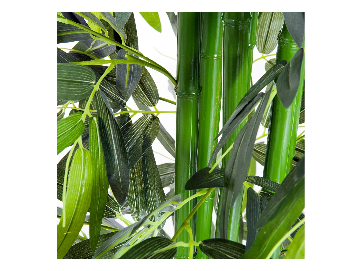 Bambú artificial verde 180 cm Outsunny