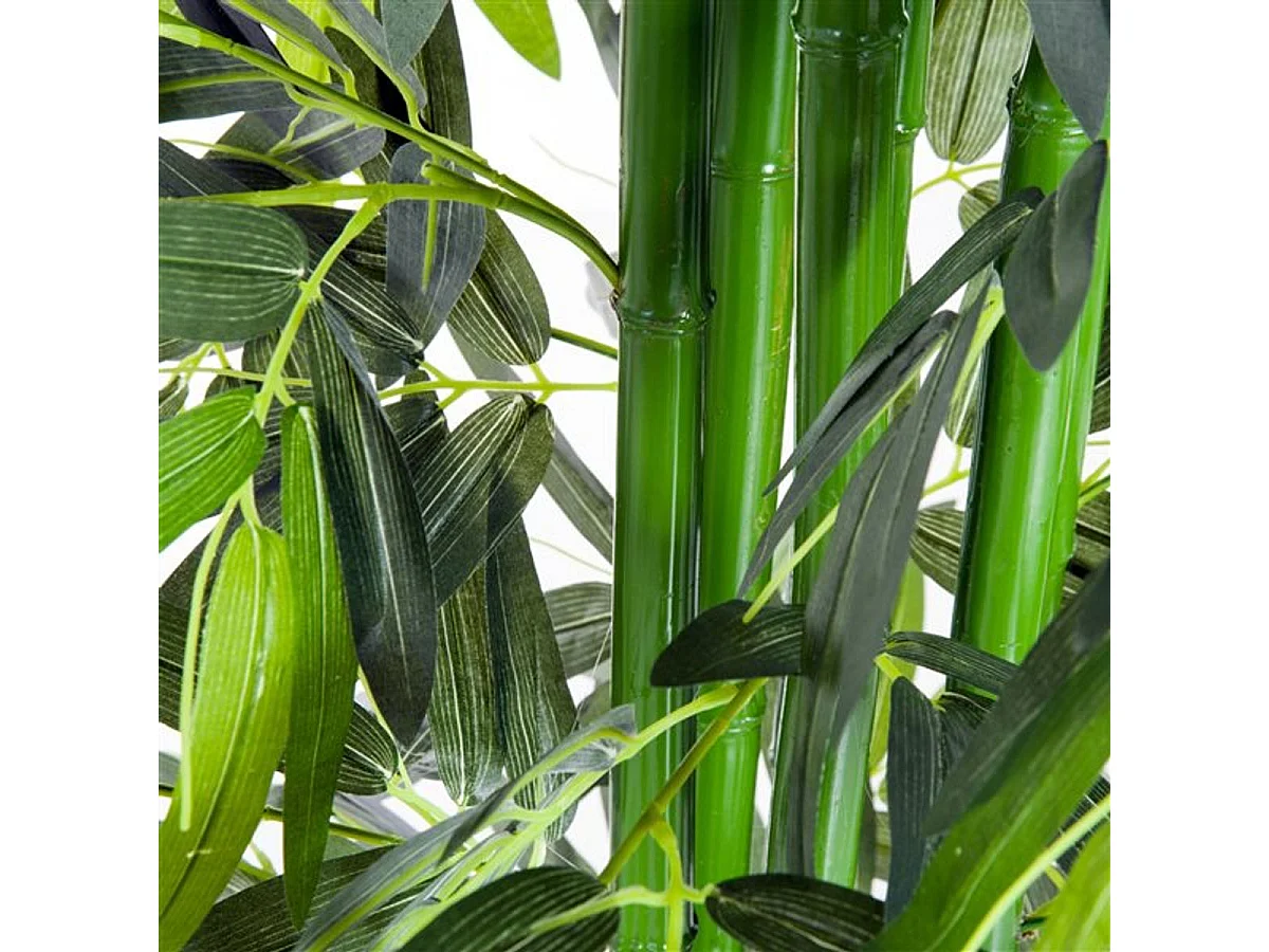 Bambú artificial verde 180 cm Outsunny