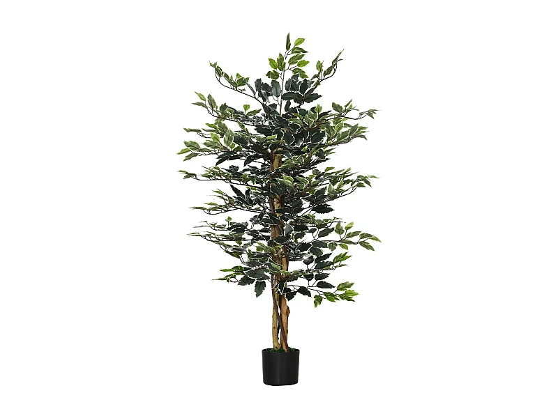 Planta artificial verde 15x15x130 cm HOMCOM