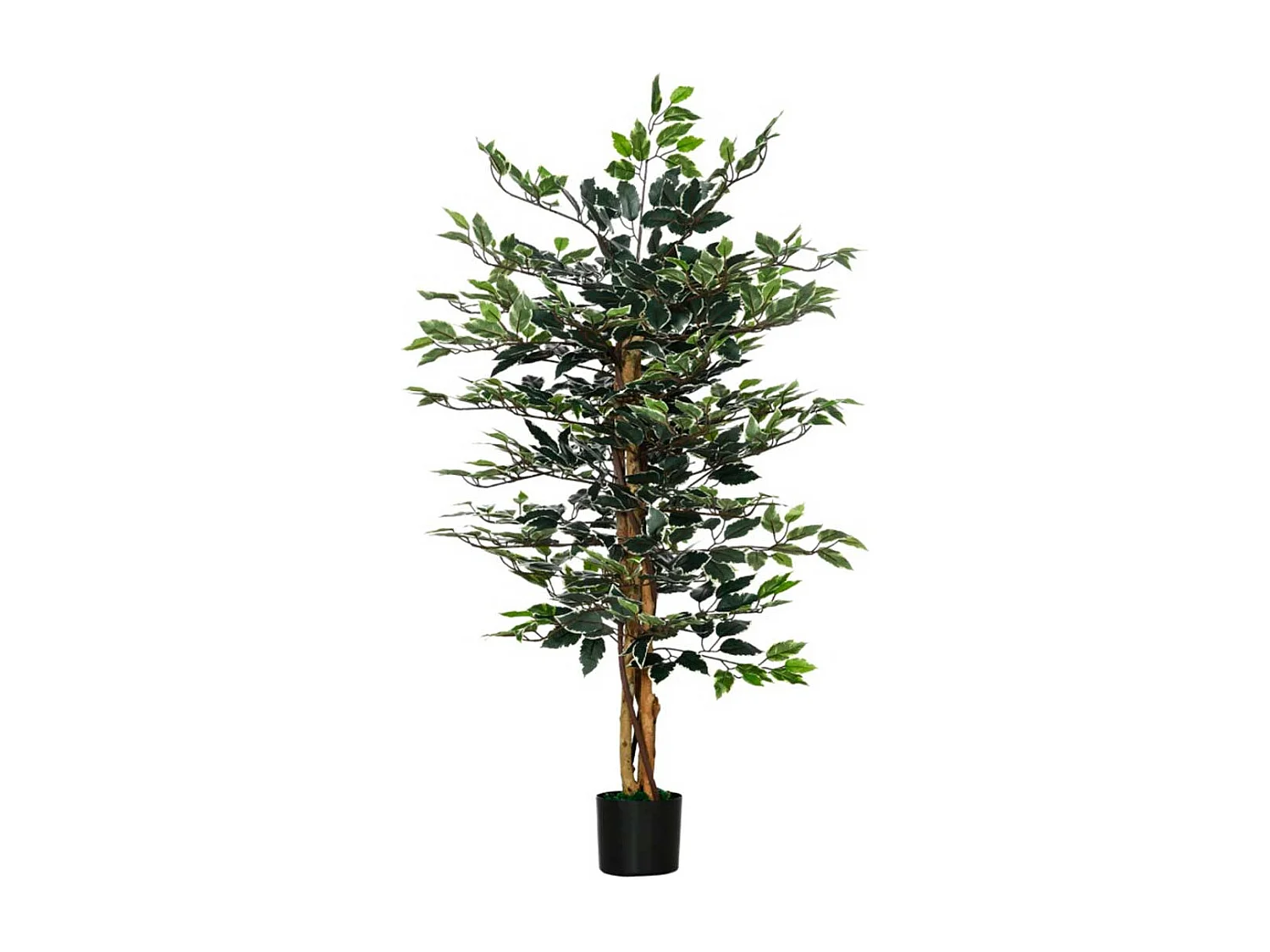 Planta artificial verde 15x15x130 cm HOMCOM