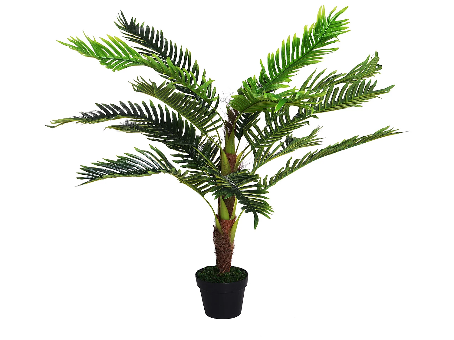 Cycas artificial verde 123 cm Outsunny