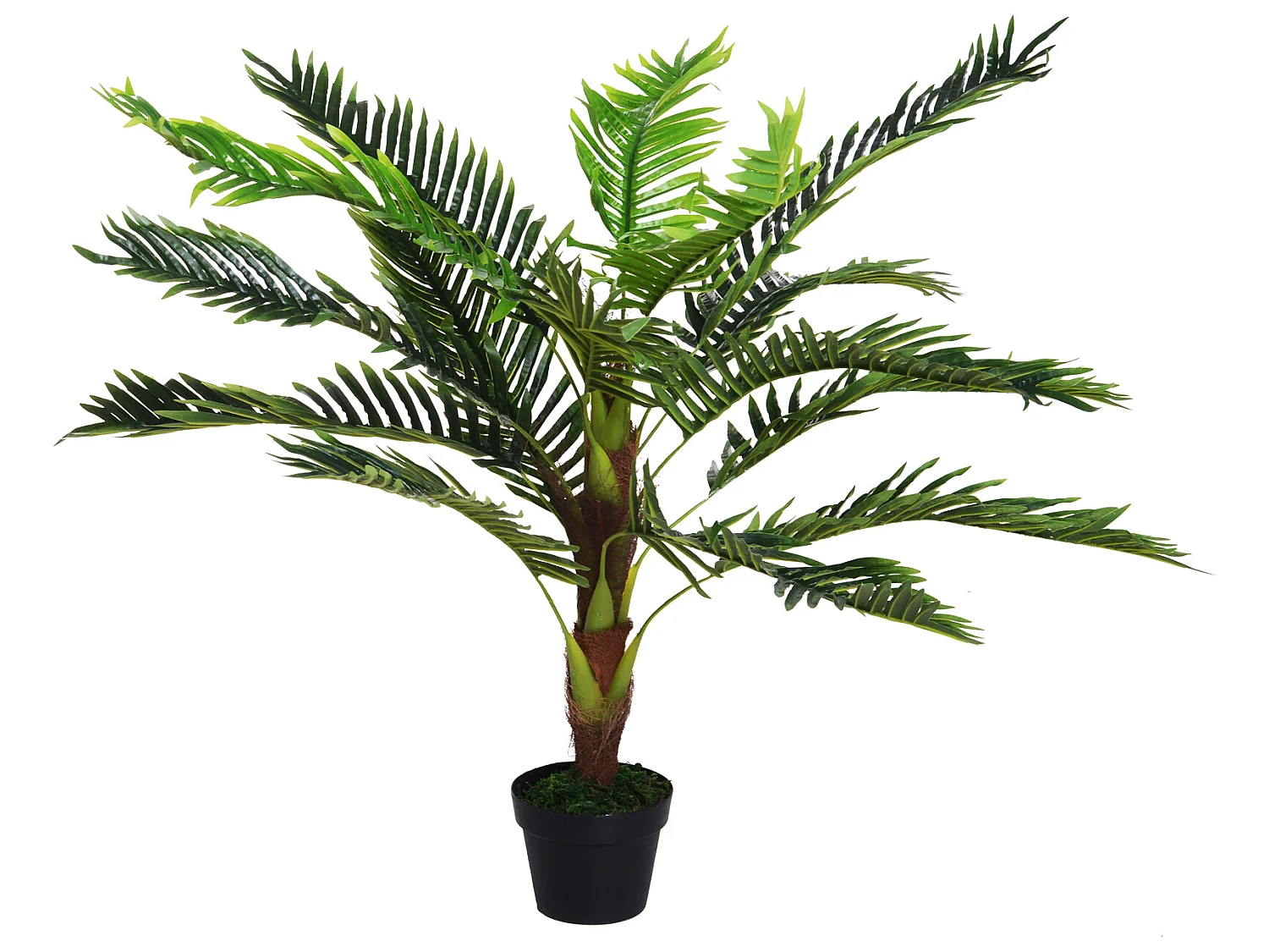 Cycas artificial verde 123 cm Outsunny