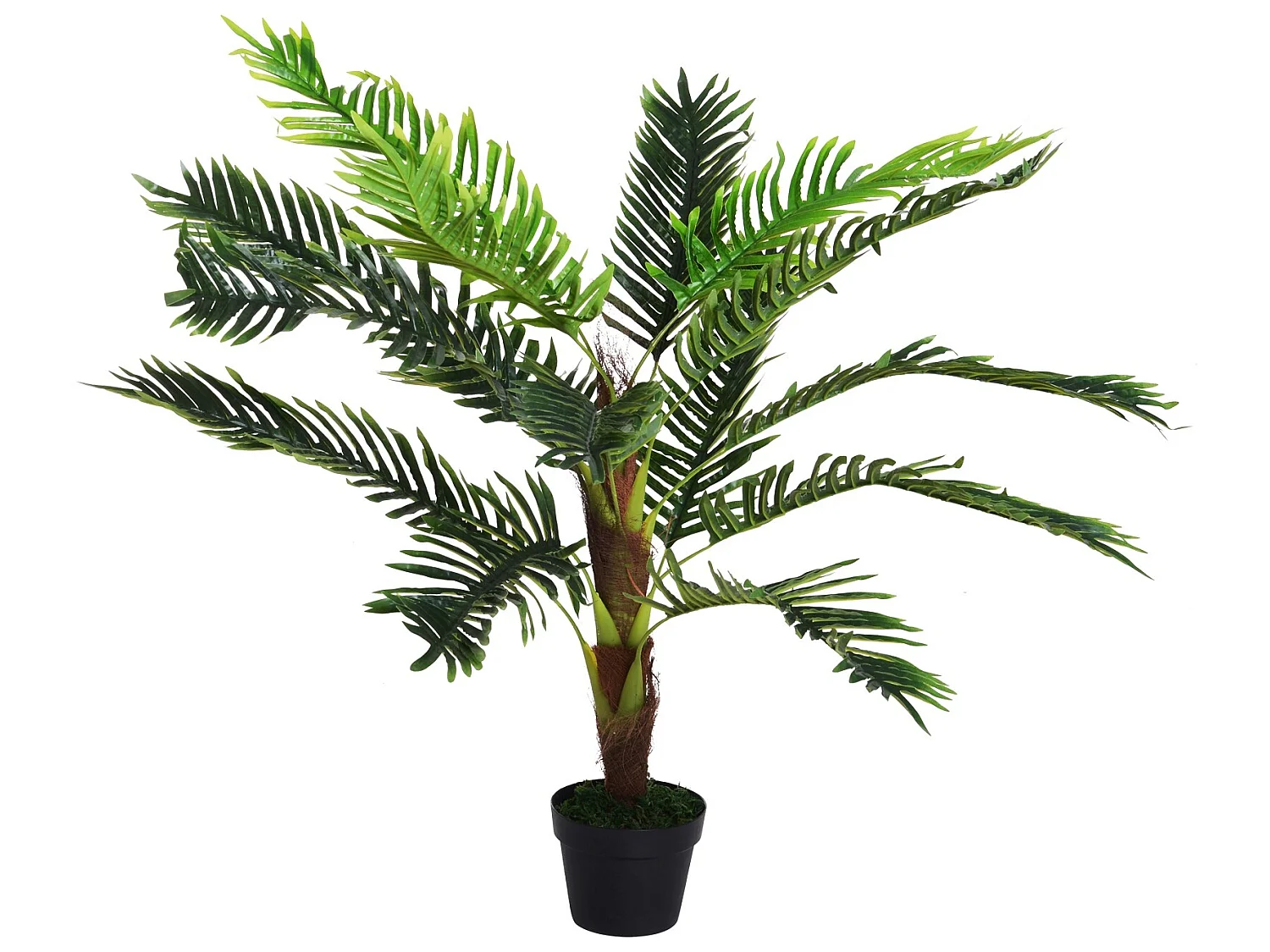 Cycas artificial verde 123 cm Outsunny