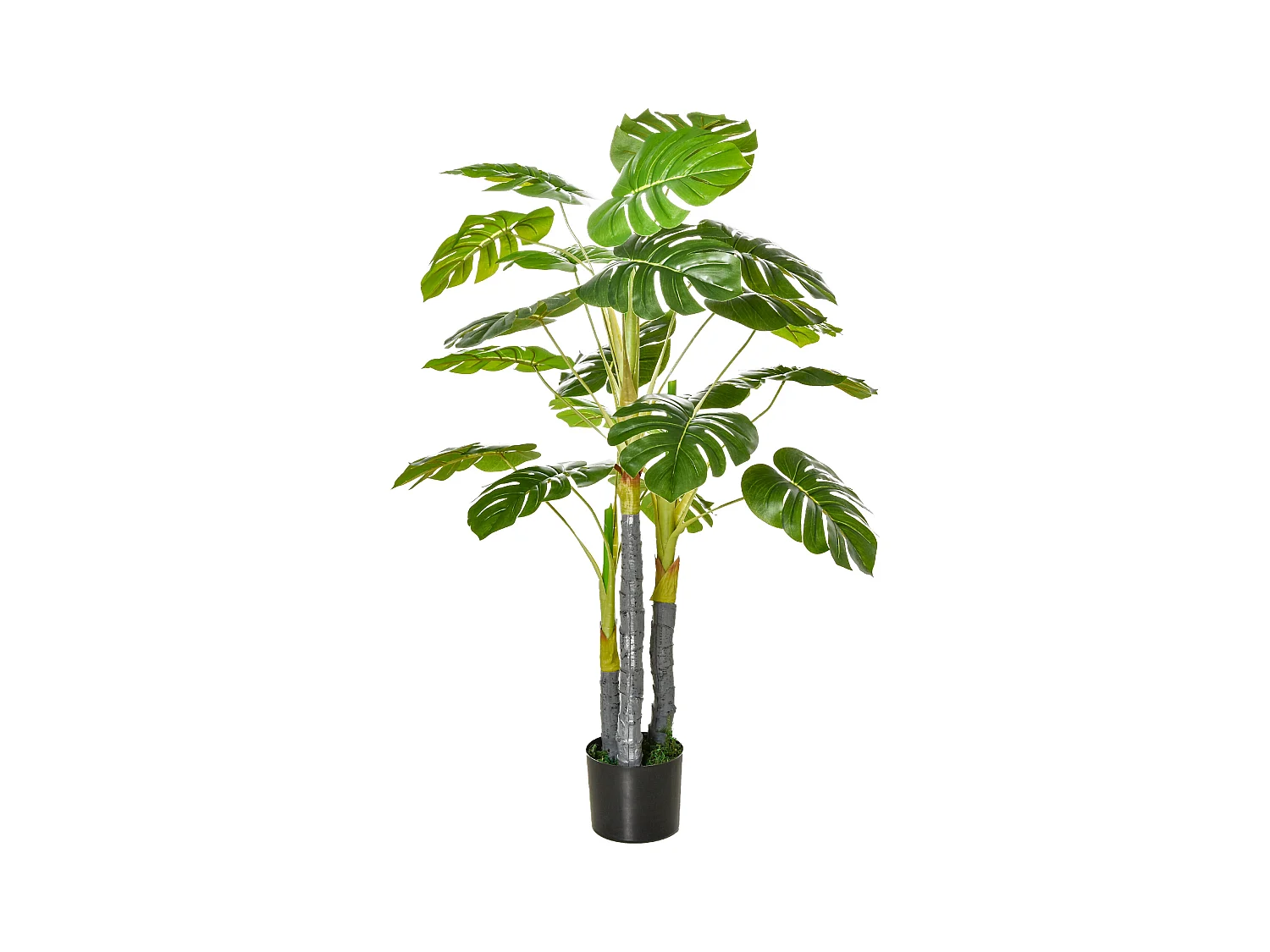 Planta artificial verde 17x17x120 cm HOMCOM