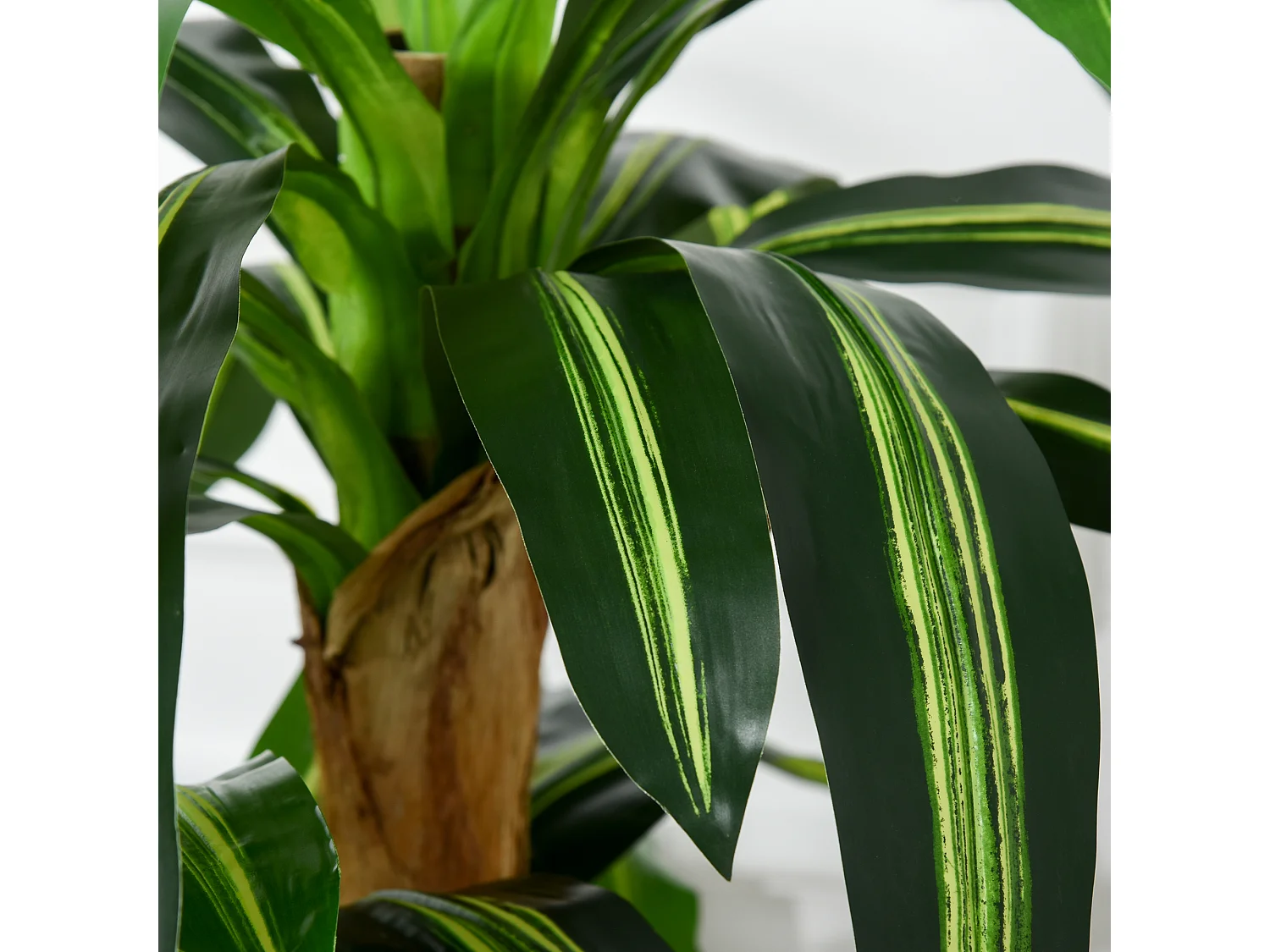 Planta dracaena artificial verde 20x20x160 cm Outsunny