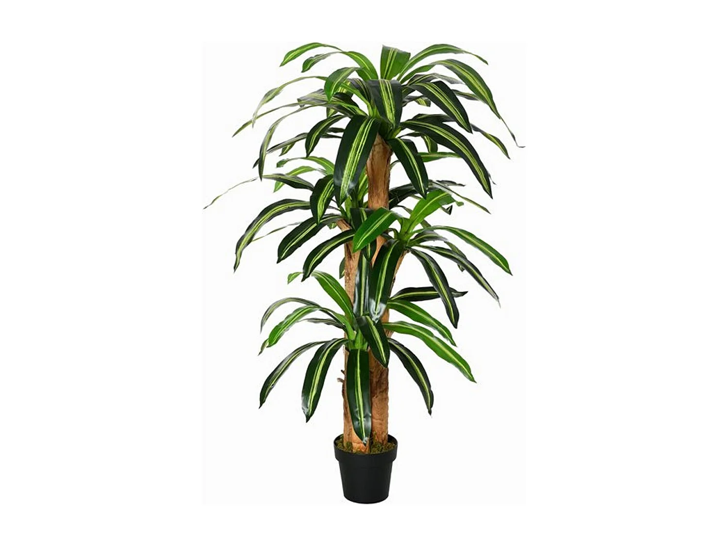 Planta dracaena artificial verde 20x20x160 cm Outsunny