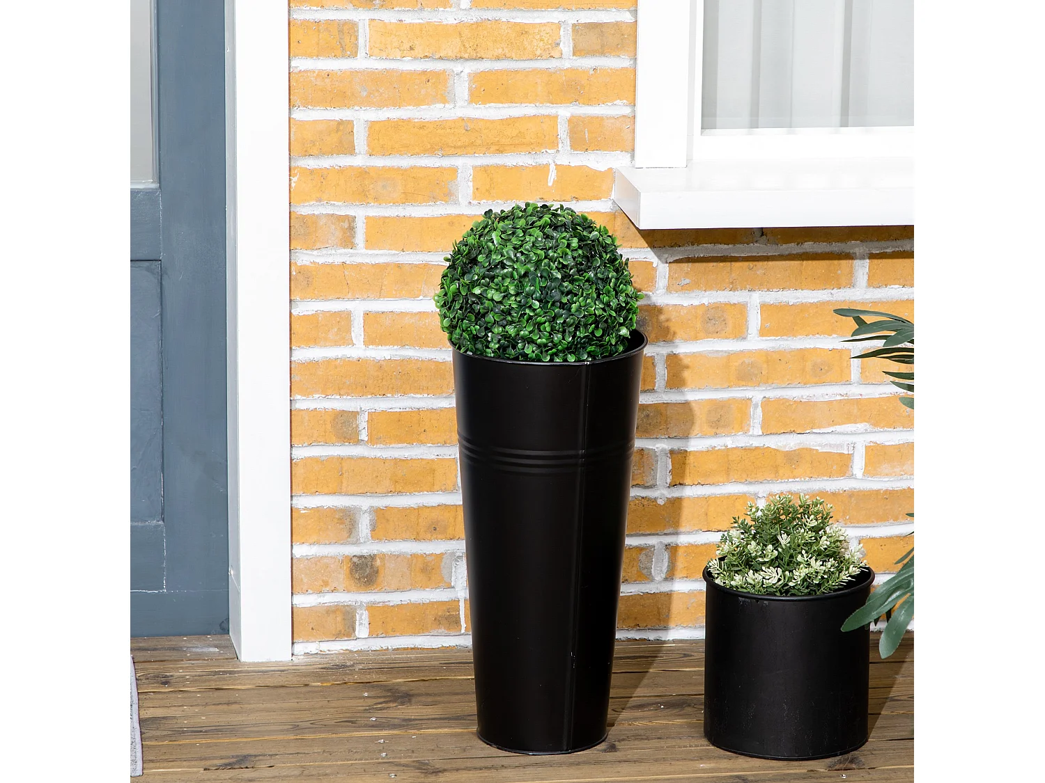 Planta artificial verde 20x20x60 cm HOMCOM