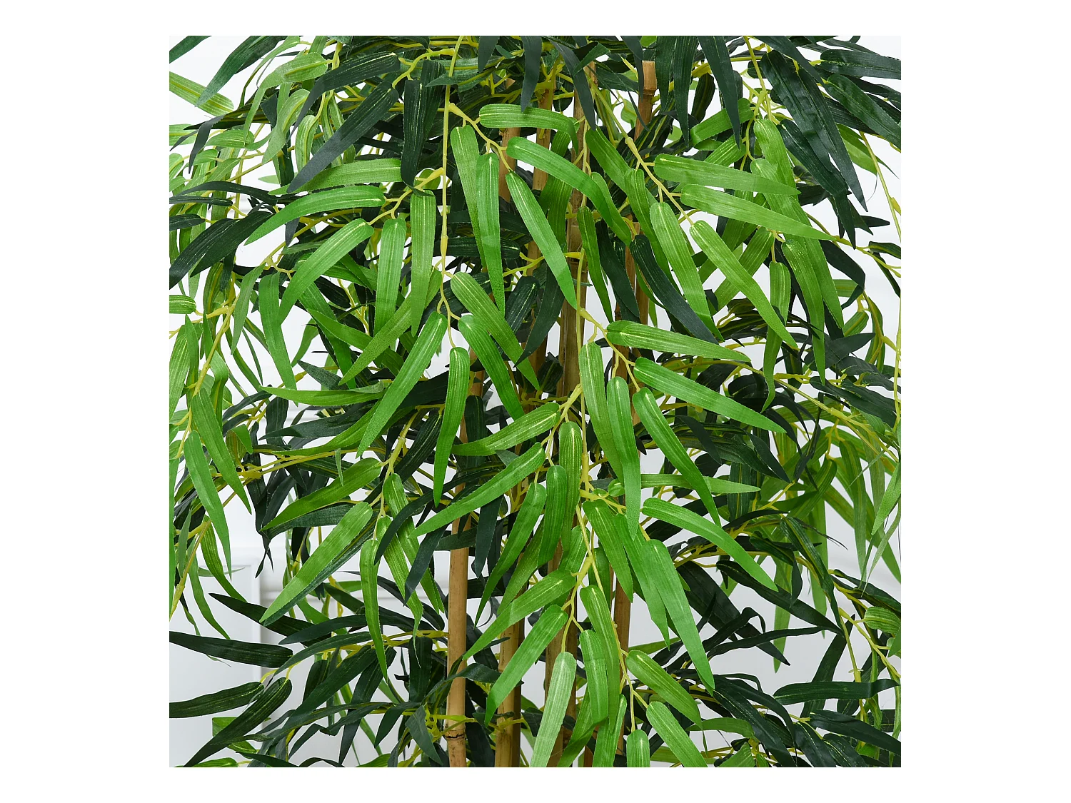 Planta de bambú artificial verde 18x18x150 cm Outsunny