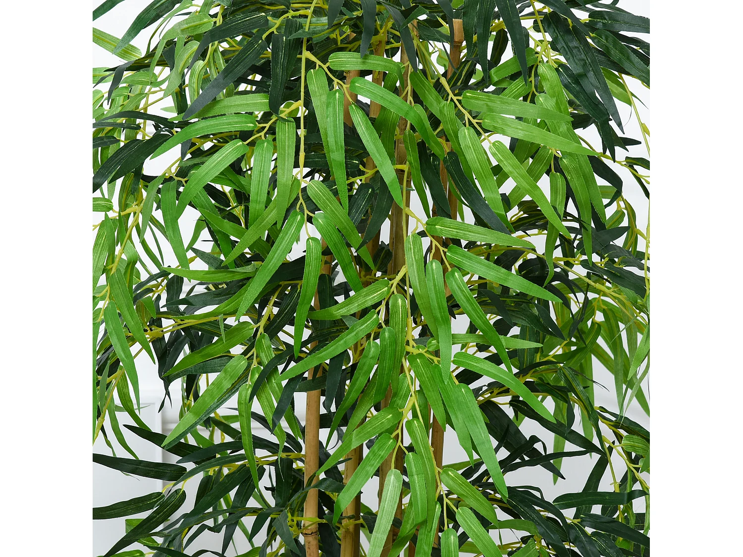 Planta de bambú artificial verde 18x18x150 cm Outsunny