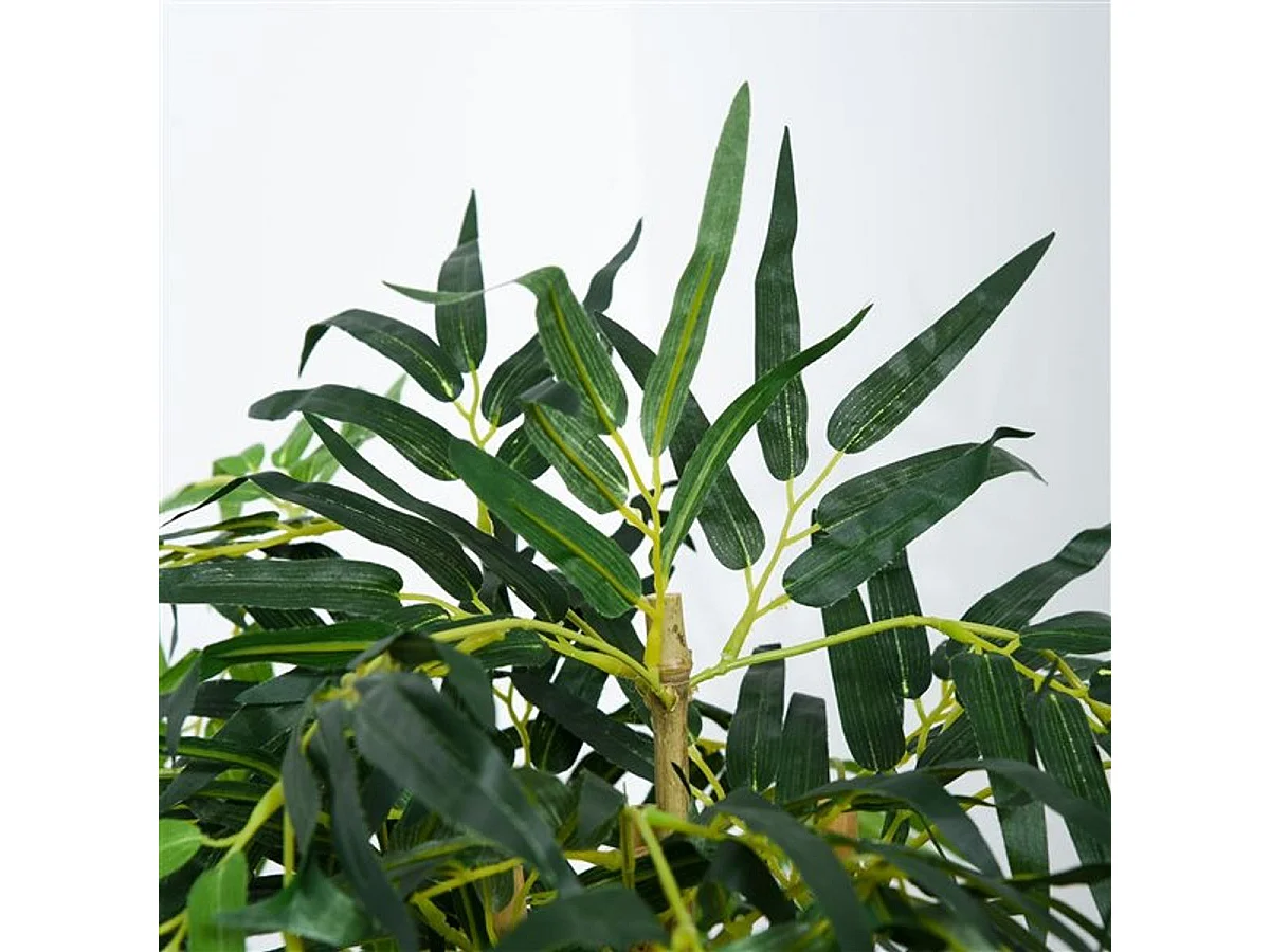 Planta de bambú artificial verde 18x18x150 cm Outsunny
