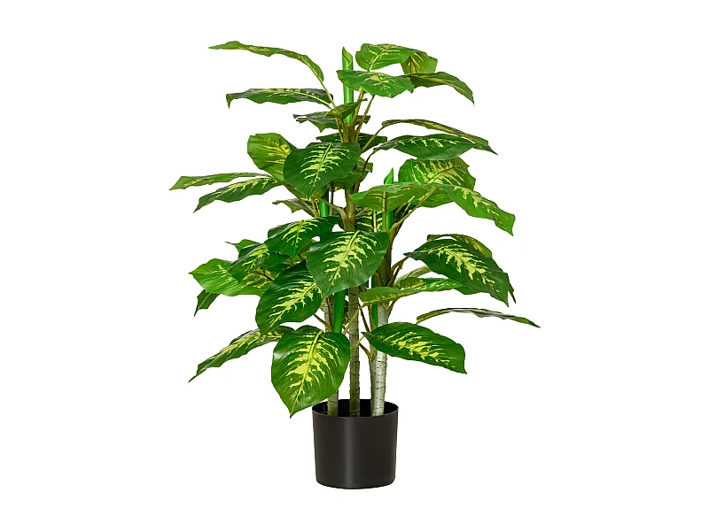 Planta artificial verde 17x17x95 cm HOMCOM
