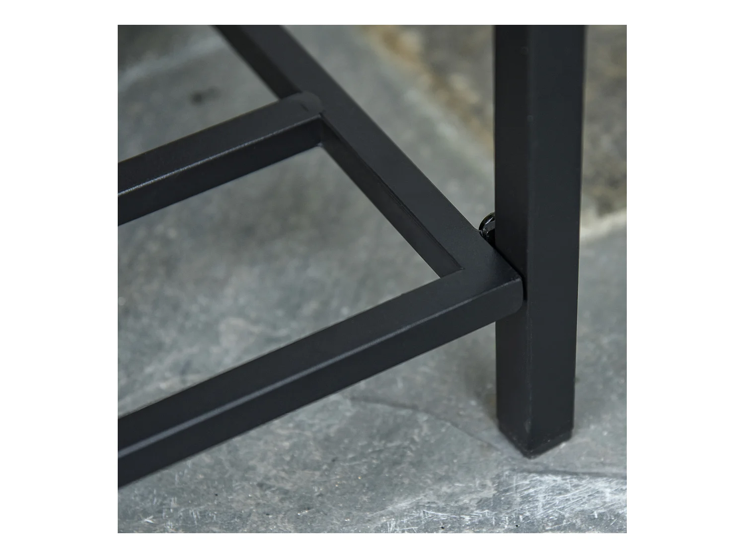 Soporte para jardinera negro 70x30x72 cm Outsunny