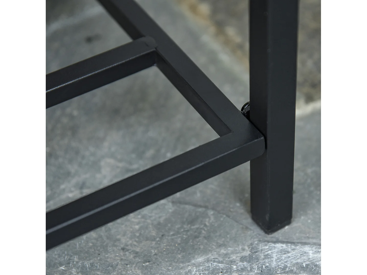 Soporte para jardinera negro 70x30x72 cm Outsunny