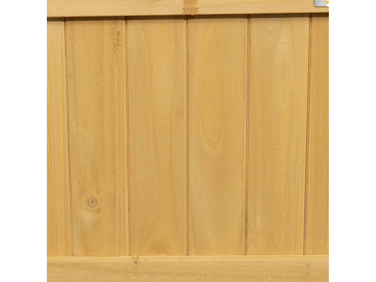 Jardinera con enrejado madera natural 90x45x183 cm Outsunny