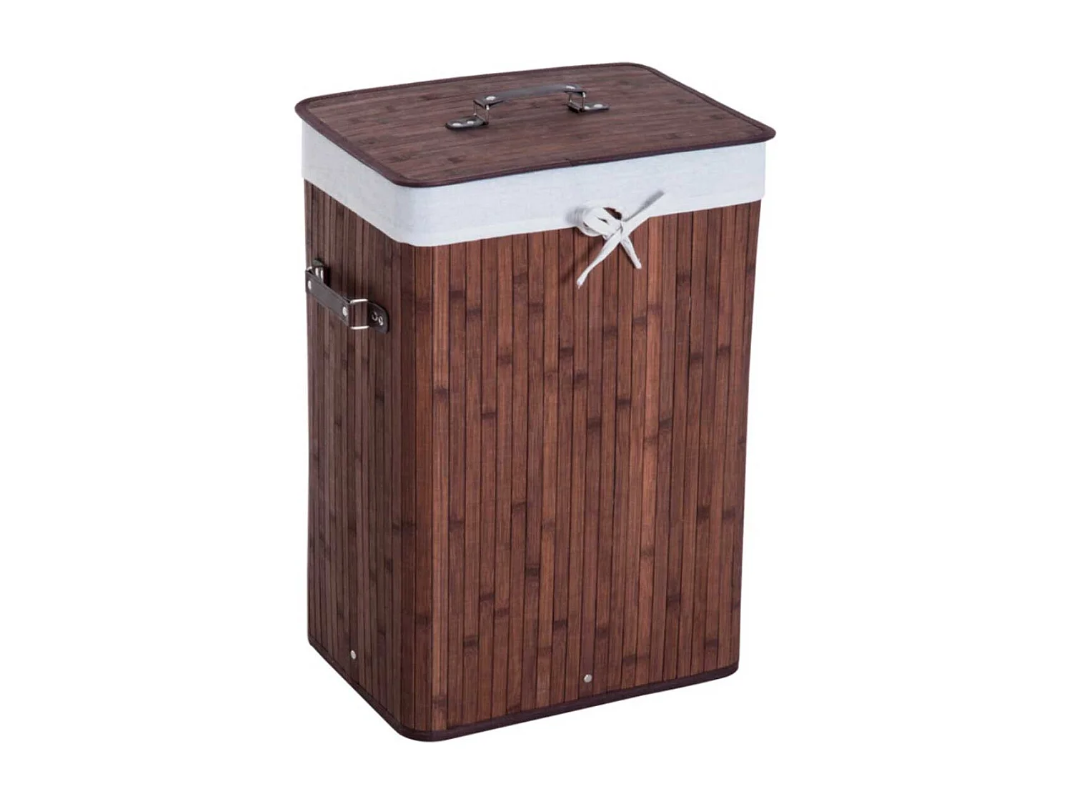 Cesto para ropa sucia marrón 40x30x60cm HOMCOM