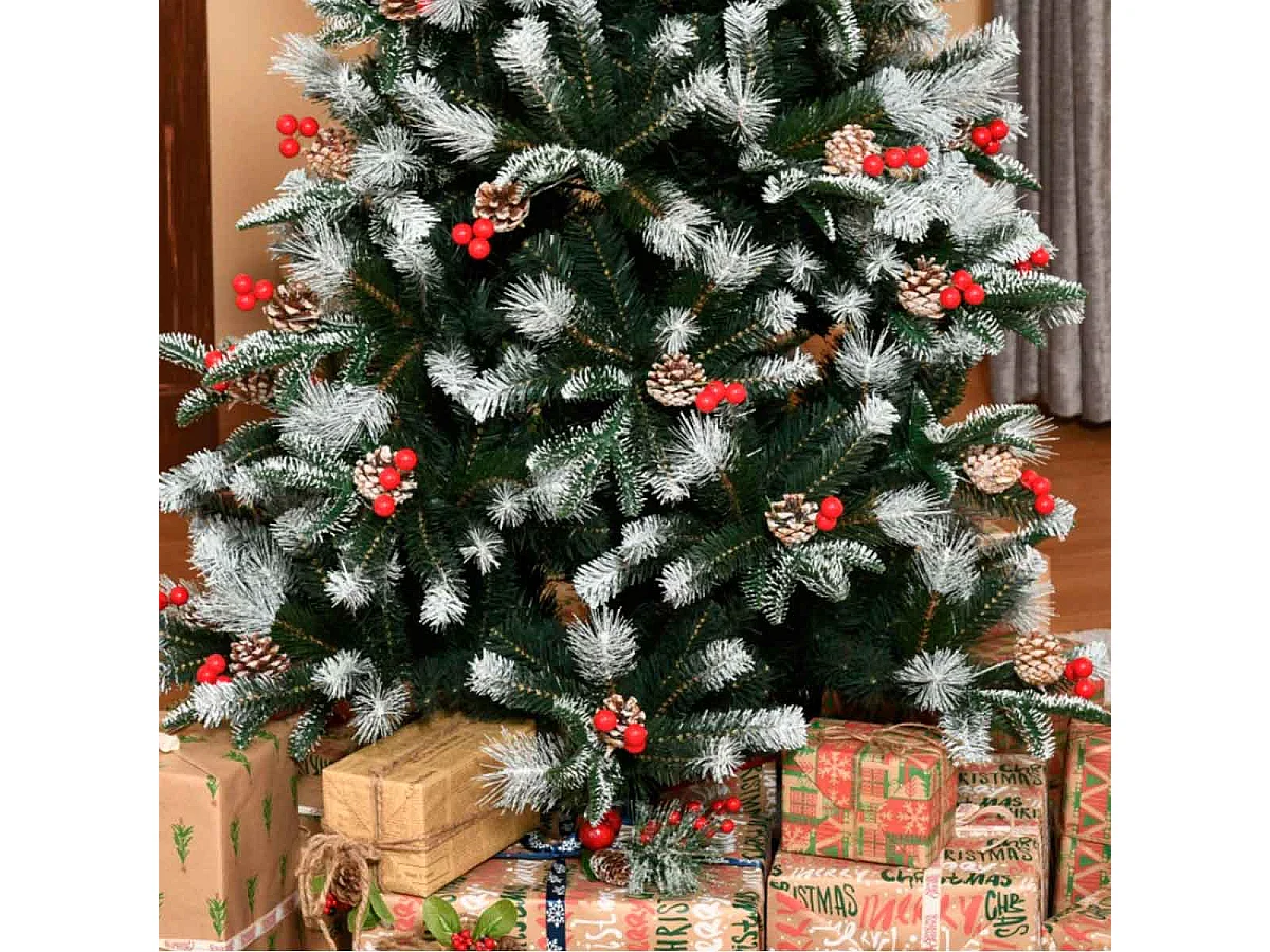 Árbol de navidad verde 109x109x180 cm HOMCOM