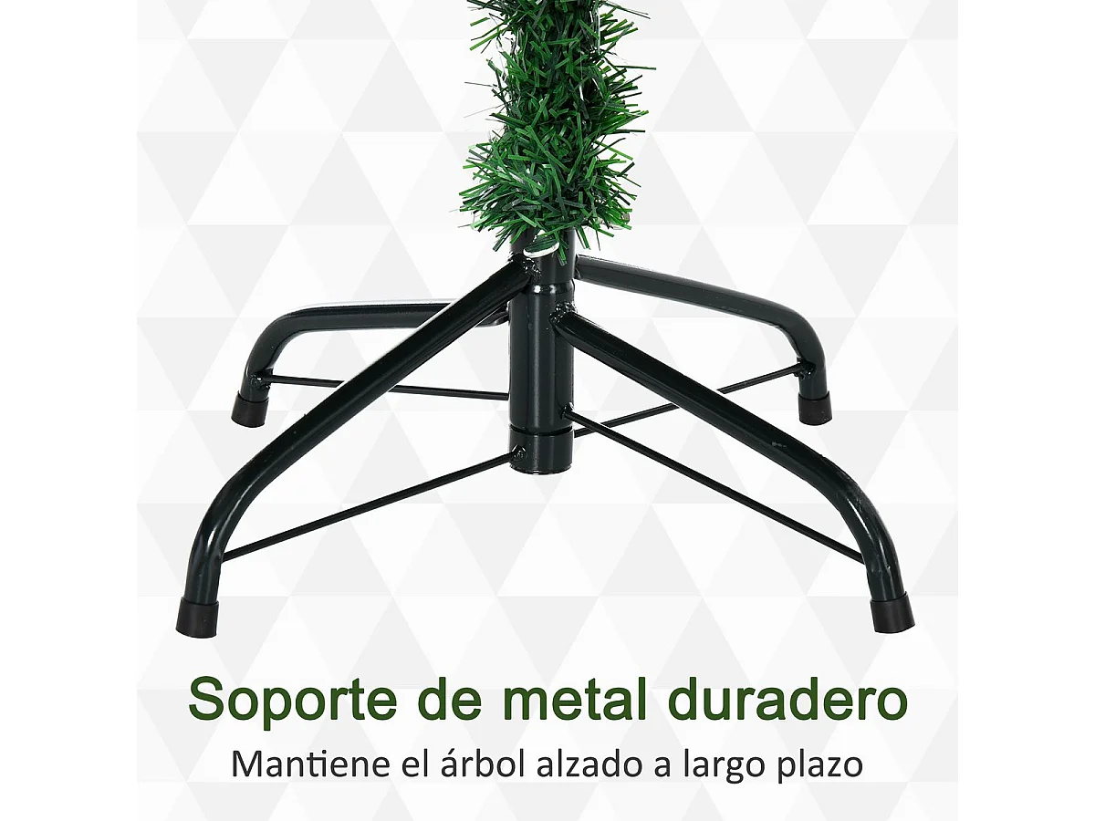 Árbol de navidad verde ø105x210 cm HOMCOM