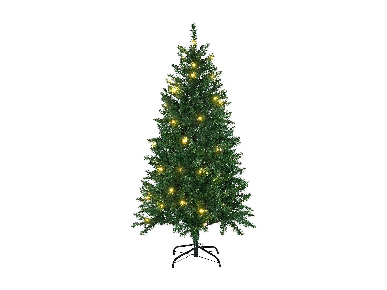 Árbol de navidad verde 84x84x150 cm HOMCOM