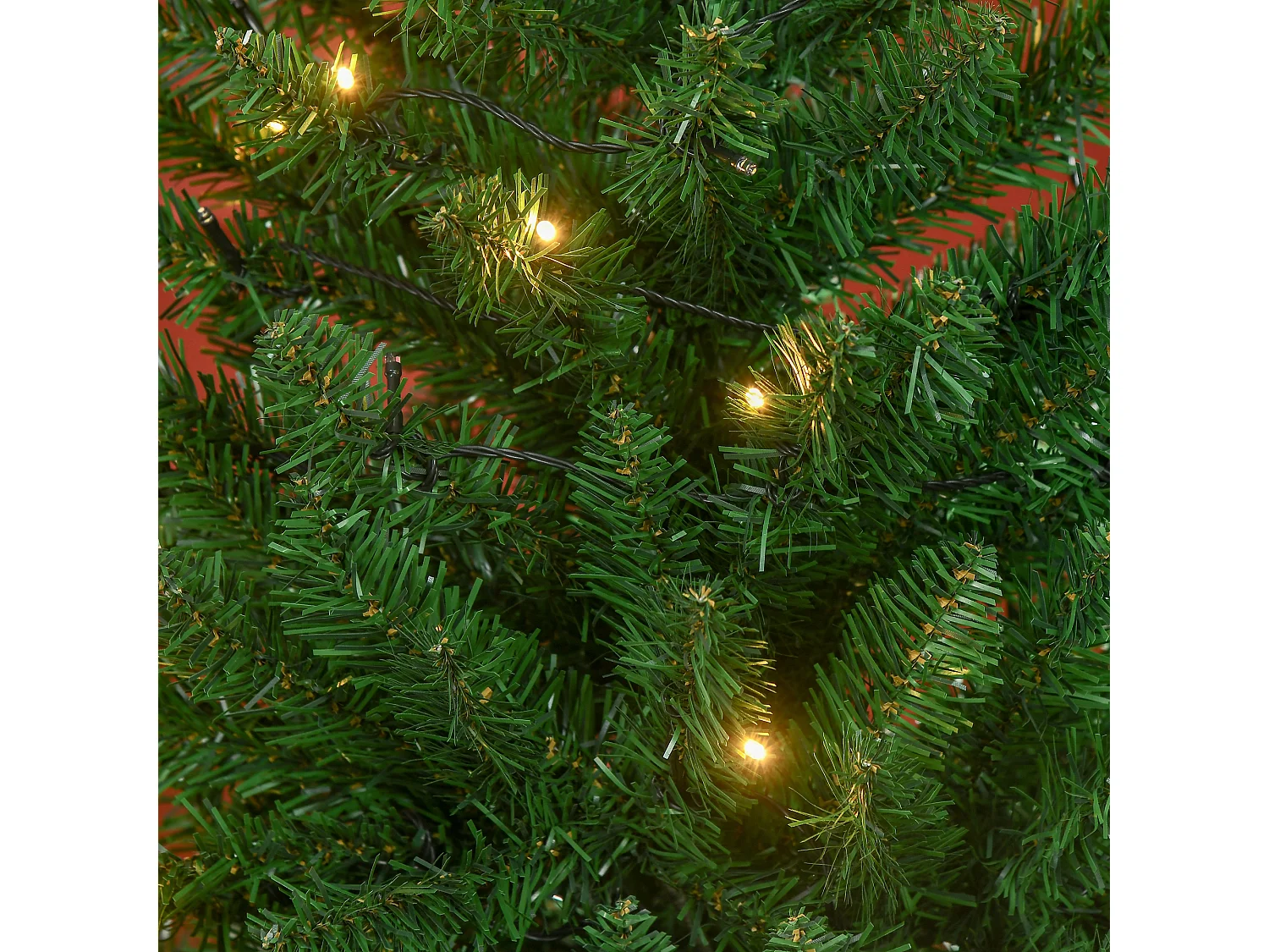 Árbol de navidad verde 84x84x150 cm HOMCOM