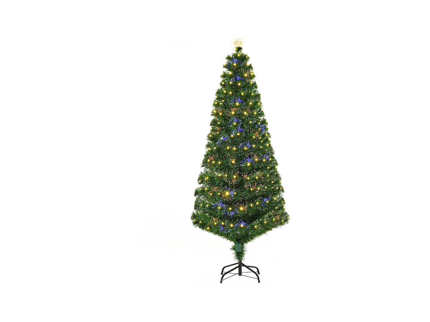 Árbol de navidad verde 82x82x180 cm HOMCOM