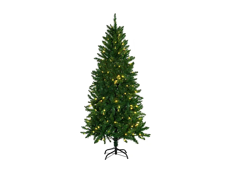 Árbol de navidad verde 94x94x180 cm HOMCOM