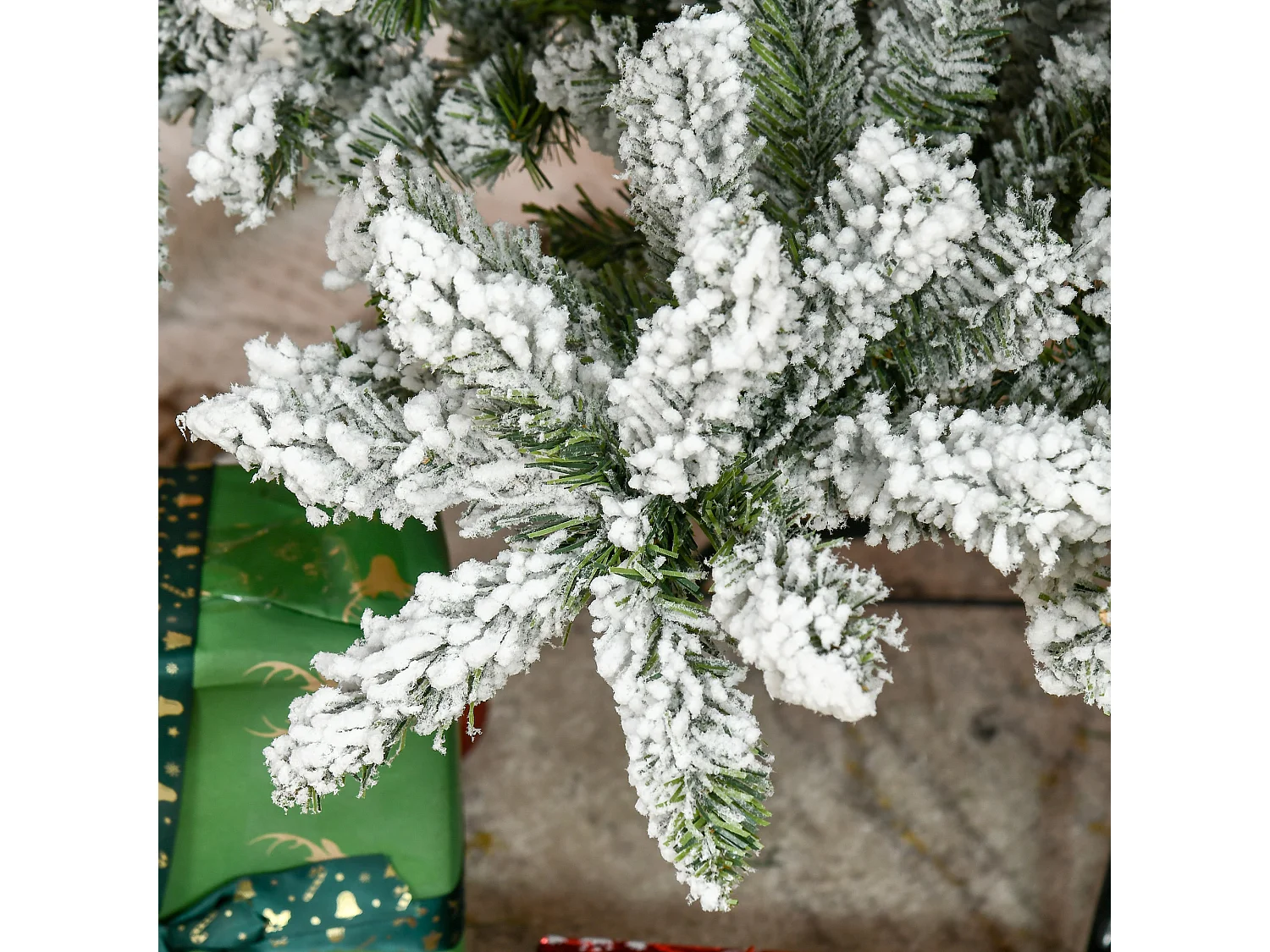 Árbol de navidad verde 120x120x225 cm HOMCOM