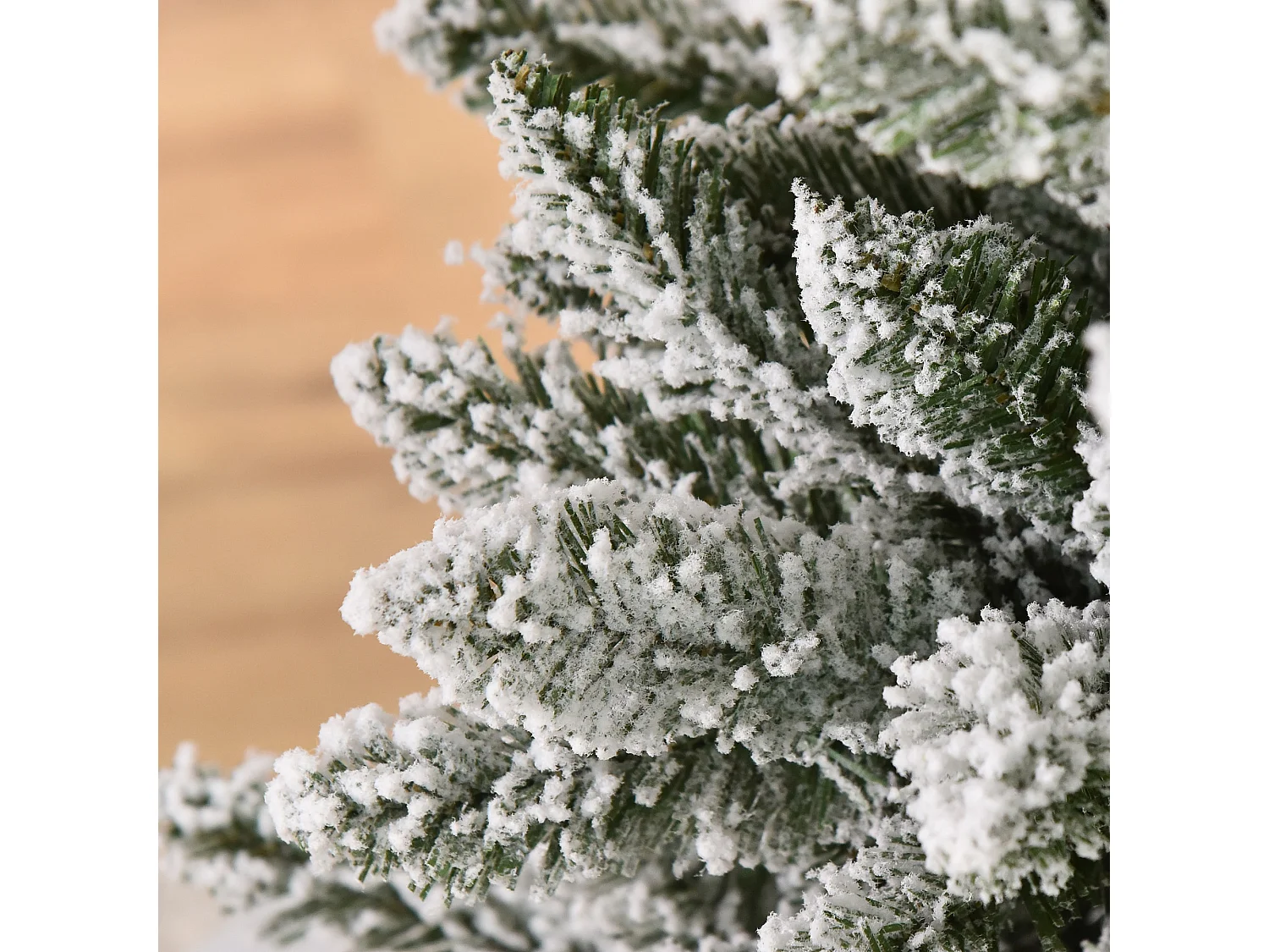 Árbol de navidad verde y blanco ø60x180 cm HOMCOM