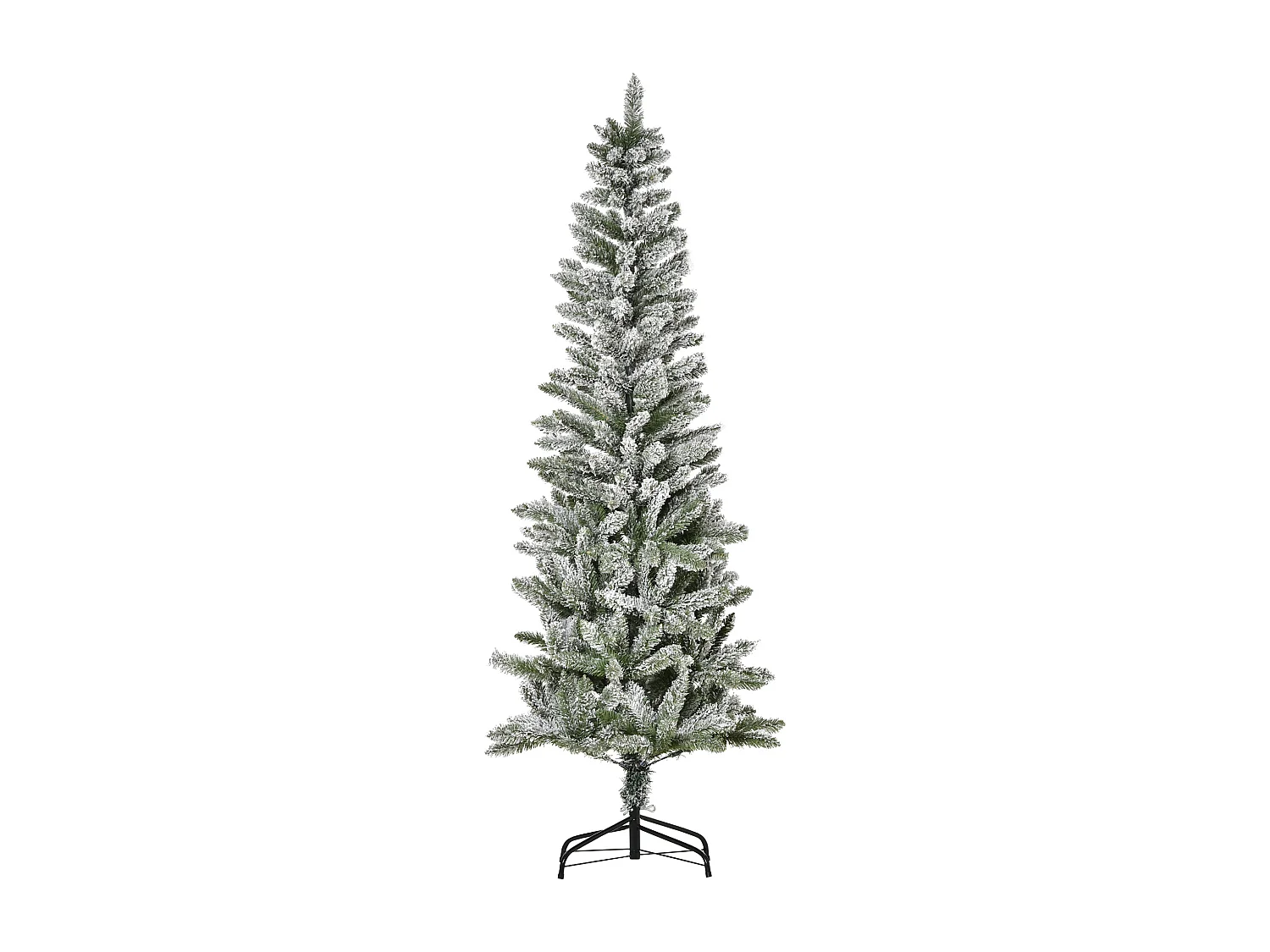 Árbol de navidad verde y blanco ø60x180 cm HOMCOM