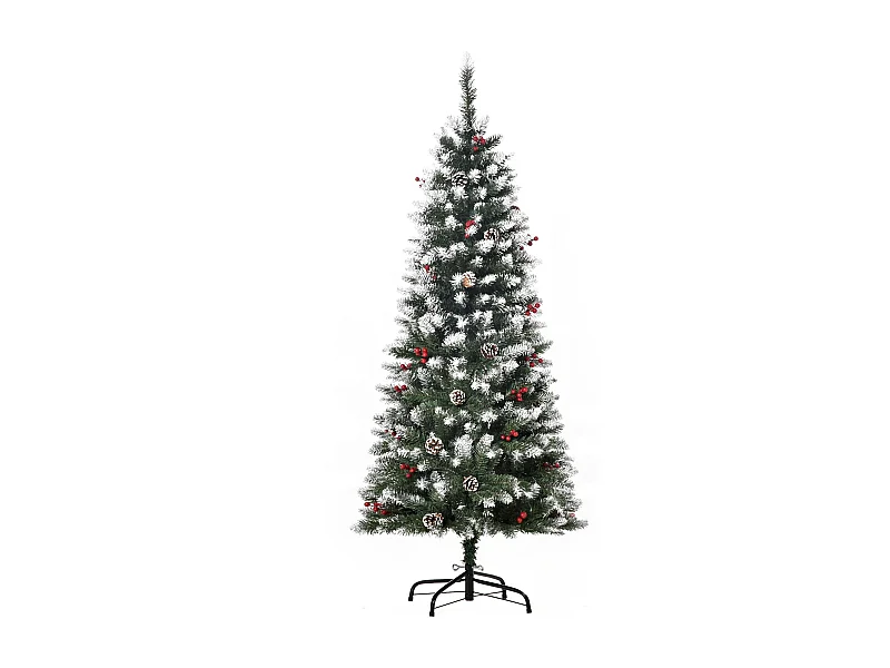 Árbol de navidad verde 53x53x150 cm HOMCOM