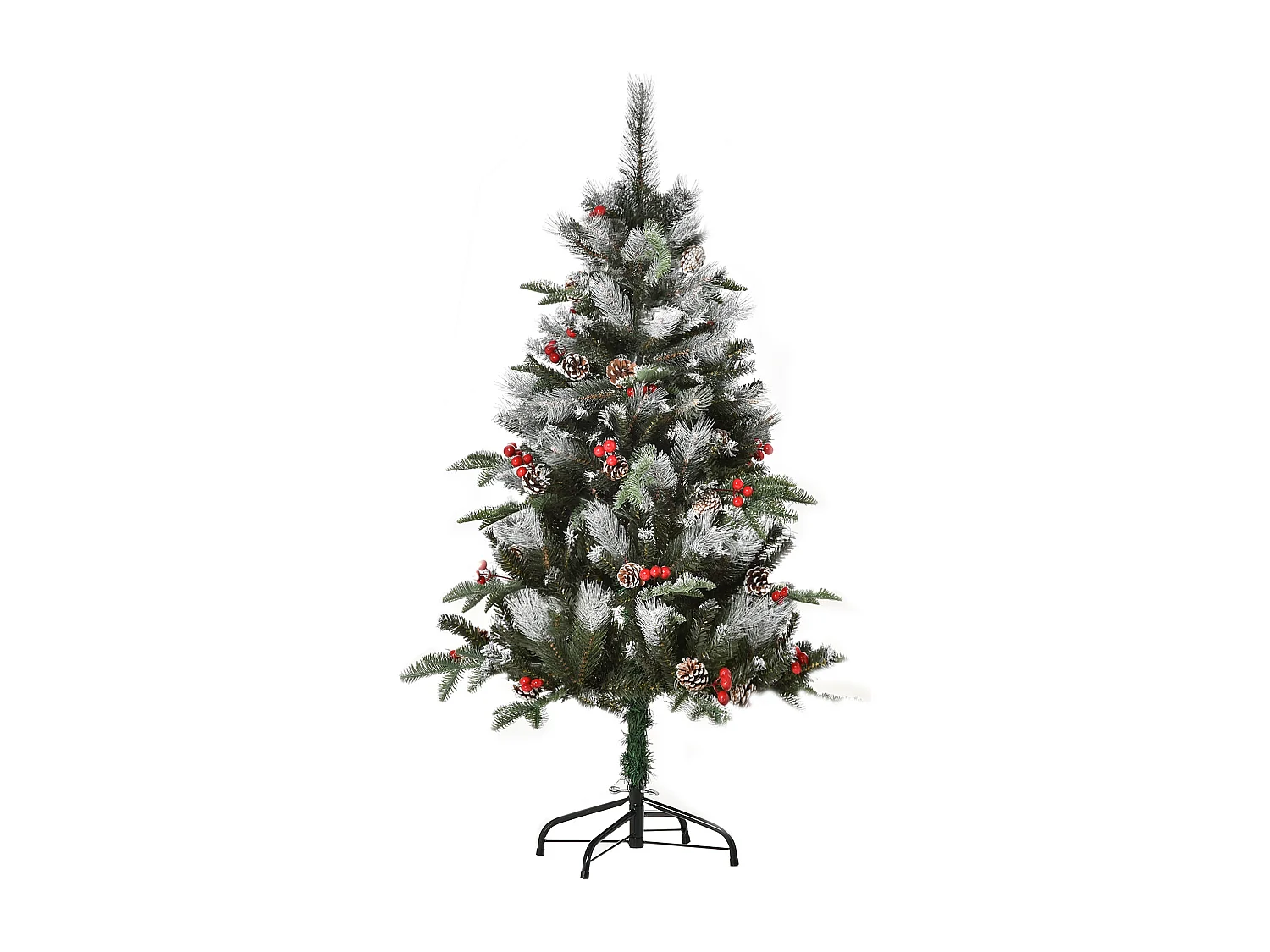 Árbol de navidad verde 60x60x120 cm HOMCOM