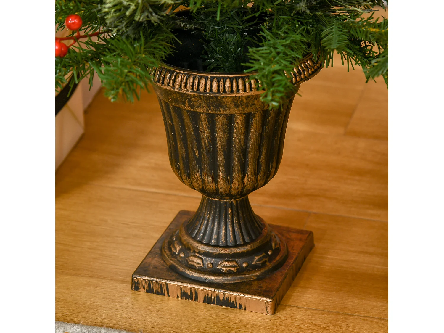 Árbol de navidad verde 48x48x90 cm HOMCOM