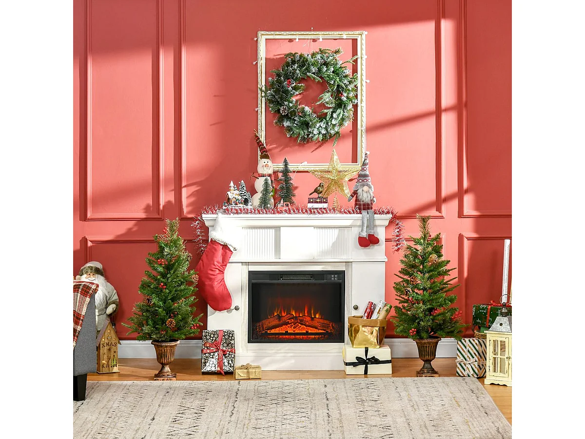 Árbol de navidad verde 48x48x90 cm HOMCOM