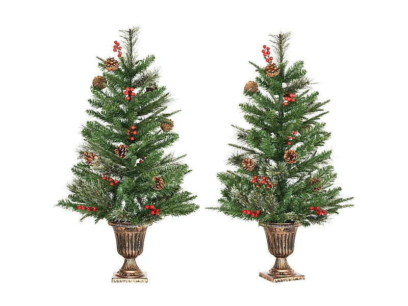 Árbol de navidad verde 48x48x90 cm HOMCOM