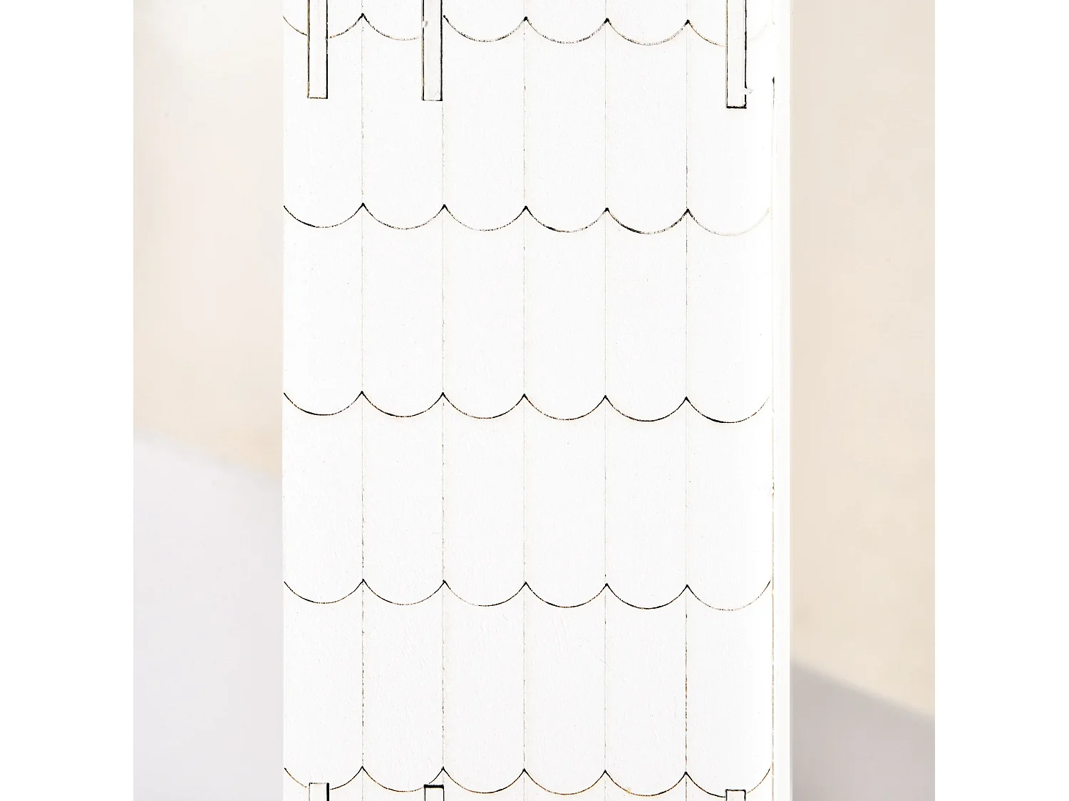 Calendario de adviento de navidad blanco 39x9x42 cm HOMCOM