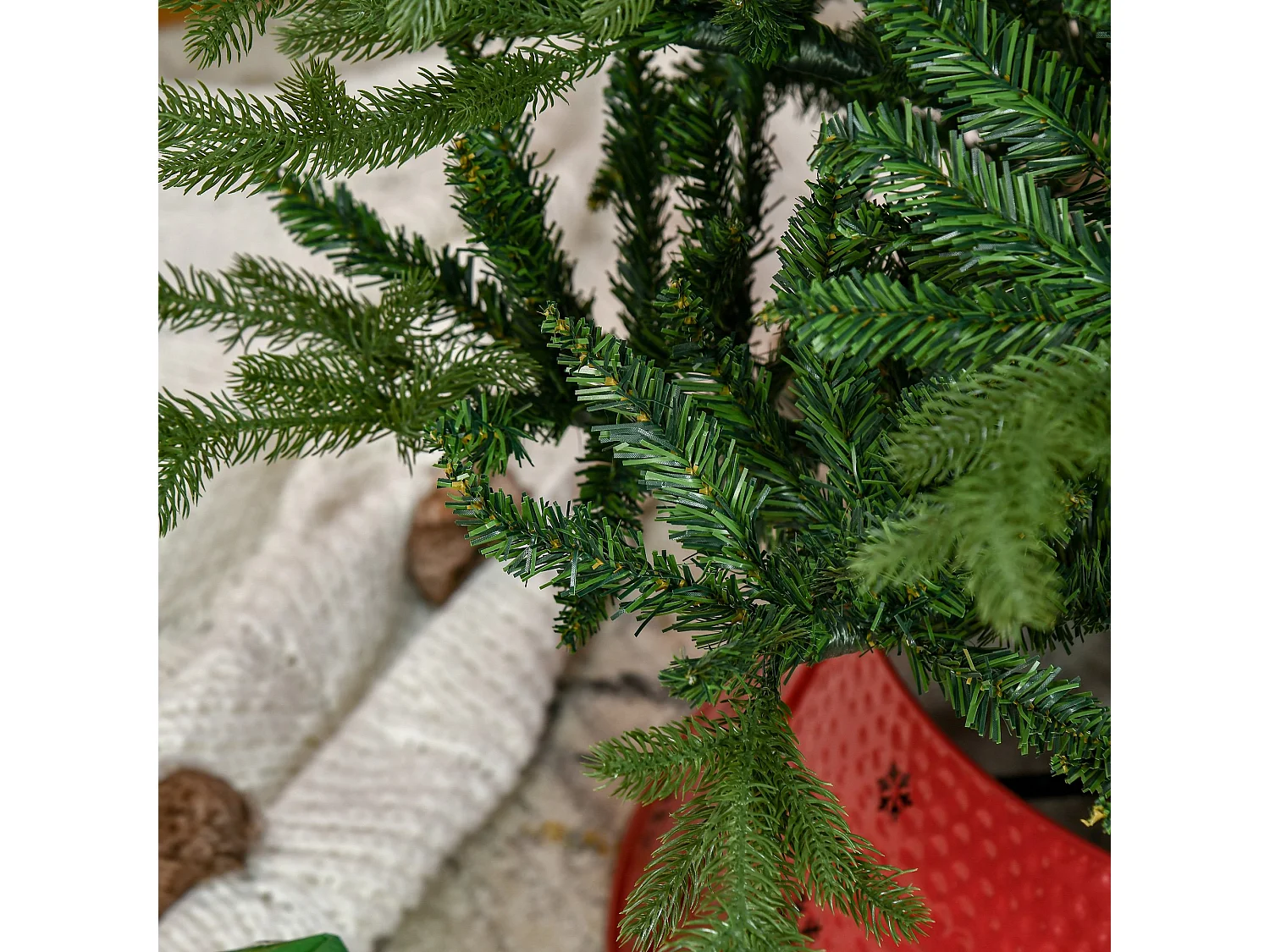 Árbol de navidad verde 120x120x180 cm HOMCOM