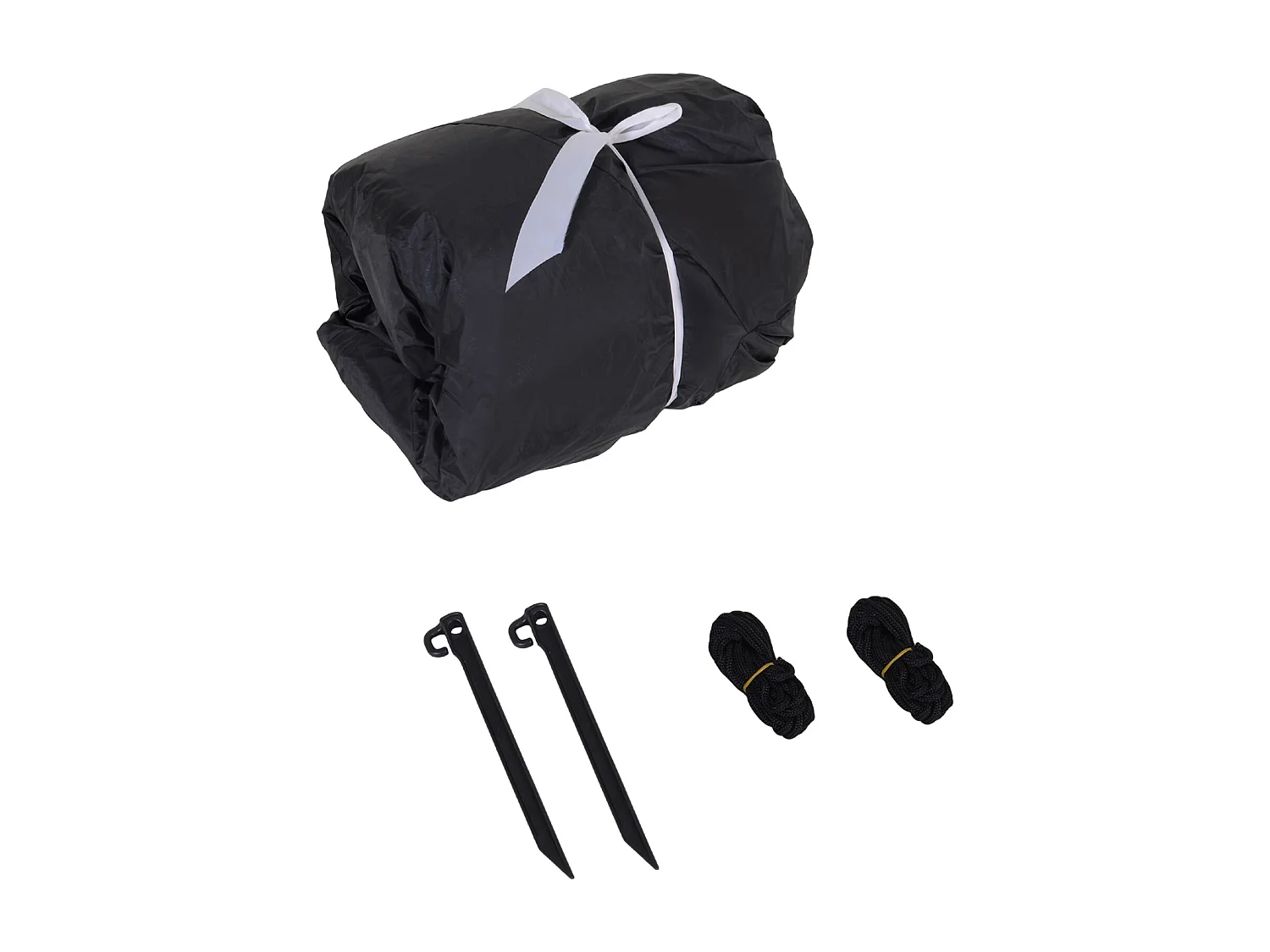 Papa noel hinchable rojo 148x85x240 cm HOMCOM