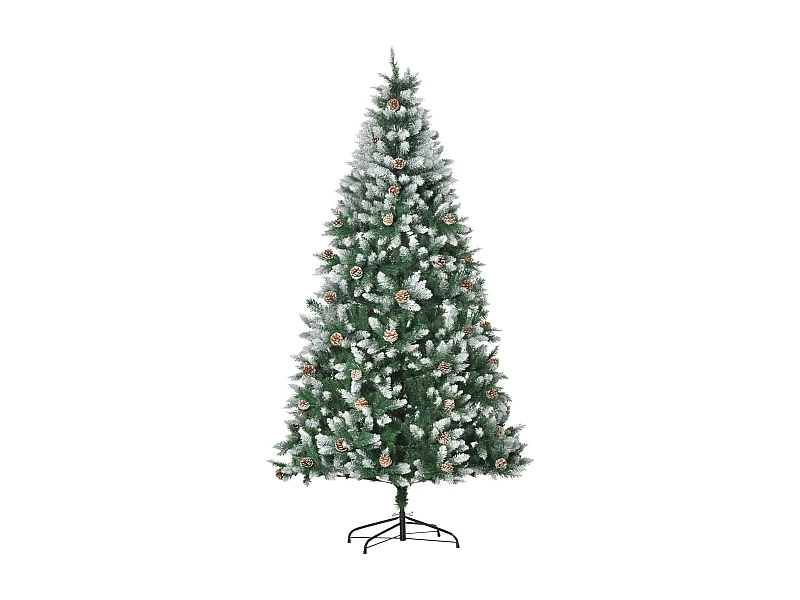 Árbol de navidad verde 105x105x210 cm HOMCOM